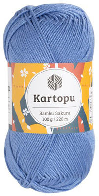 Пряжа KARTOPU BAMBU SAKURA, цвет (K535) голубой