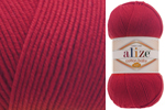 Пряжа Alize Cotton Baby SOFT, цвет (056) красный