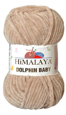 Пряжа HIMALAYA Dolphin Baby, цвет (80342) бледный бежевый