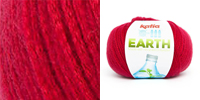 Пряжа Katia Earth, цвет (207) малиново-красный