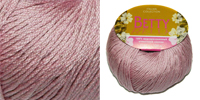 Пряжа Betty, цвет (1073) пыльно-розовый