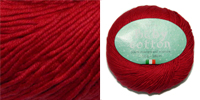 Пряжа Baby Cotton, цвет (27) красный