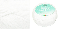 Пряжа Baby Cotton  (Италия), цвет (82) ультра белый