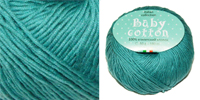 Пряжа Baby Cotton, цвет (132) морская волна