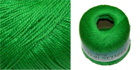 Пряжа Filo Di Scozia №5, цвет (45) ярко-зеленый