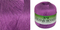 Пряжа Filo Di Scozia №8, цвет (29) пурпурно-сиреневый