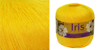 Пряжа Iris, цвет (12) ярко-желтый