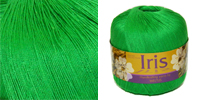 Пряжа Iris, цвет (45) ярко-зеленый