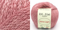 Пряжа RM-Filati Shine Light, цвет (22) розовый