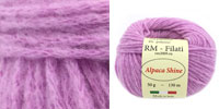 Пряжа RM-Filati Alpaca Shine, цвет (09) розово-сиреневый