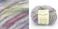 Пряжа RM-Filati Carioca, цвет (14) светло-серый радужный