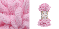 Пряжа Alize Puffy, цвет (185) розовый