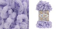 Пряжа Alize Puffy, цвет (146) св. фиолетовый