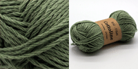Пряжа Cottoline, цвет (190) полынно-зеленый